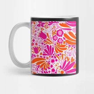 Fruit salad flowers retro Mug